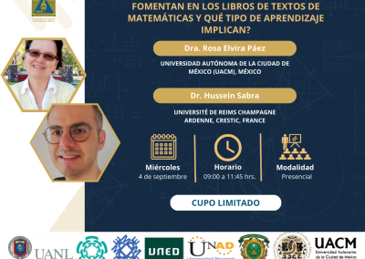 T1M – ¿Qué formas de conexión se fomentan en los libros de textos de matemáticas y qué tipo de aprendizaje implican?