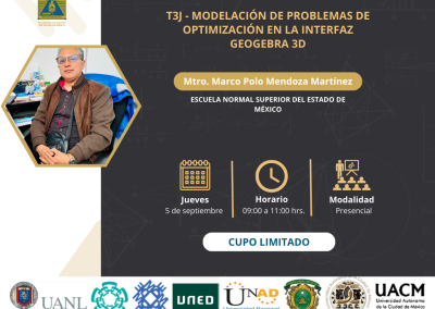 T3J – Modelación de Problemas de optimización en la Interfaz Geogebra 3d